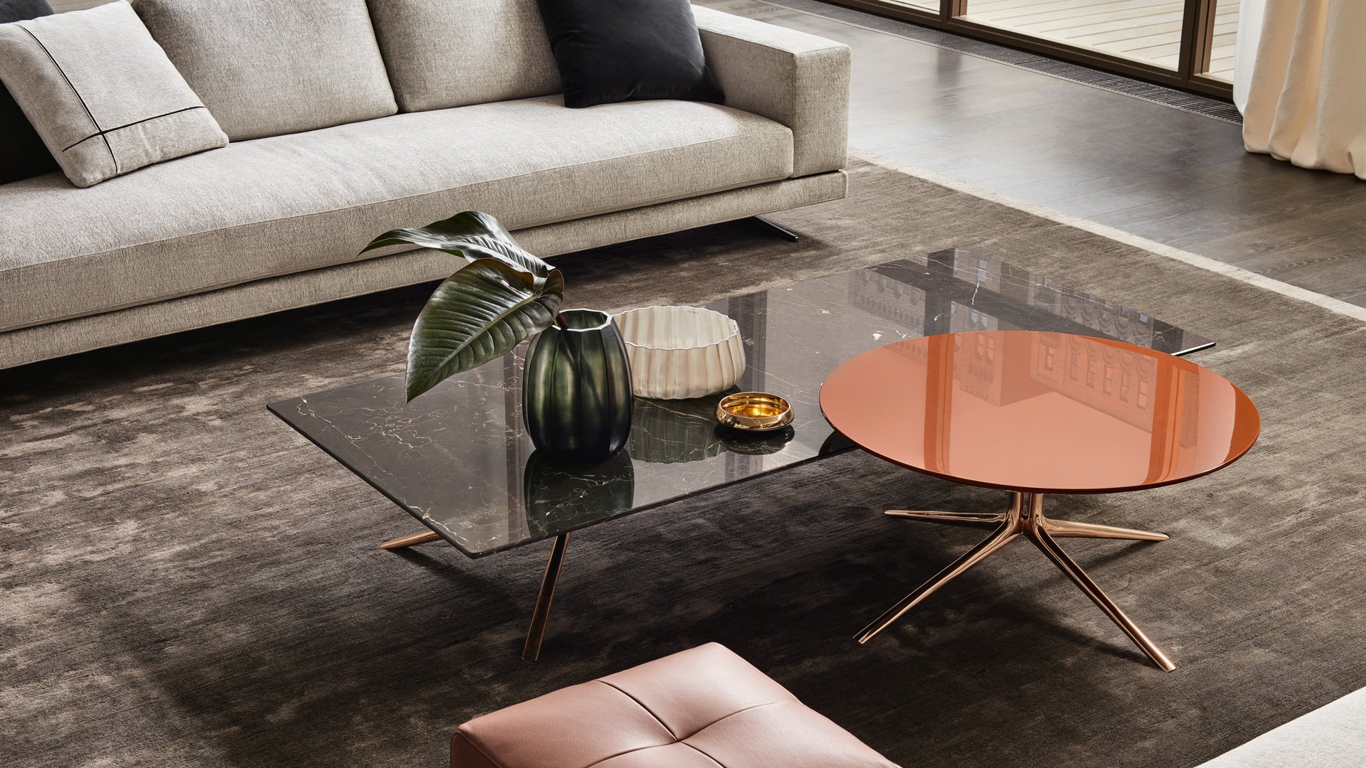 Mondrian coffee table living room furniture Takis Angelides Furnihome Cyprus Poliform