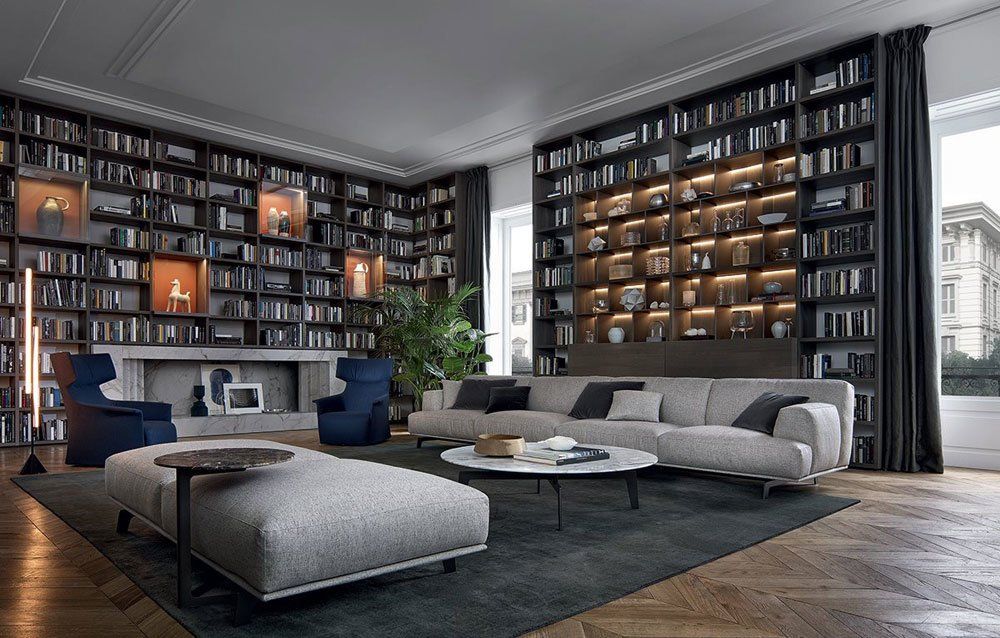 Wall system Poliform Italia furniture living room Takis Angelides Furnihome Cyprus
