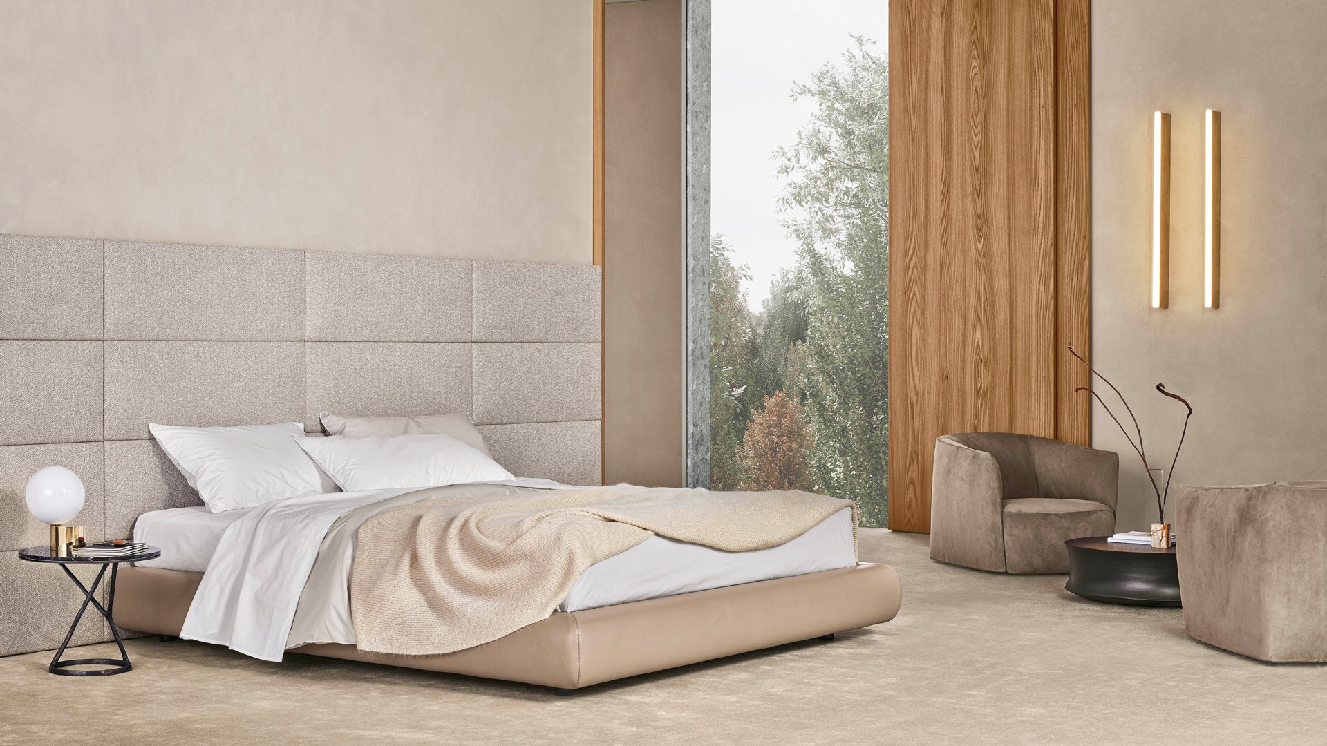 Poliform beds bedroom furniture italian cyprus Takis Angelides Furnihome beds with storage