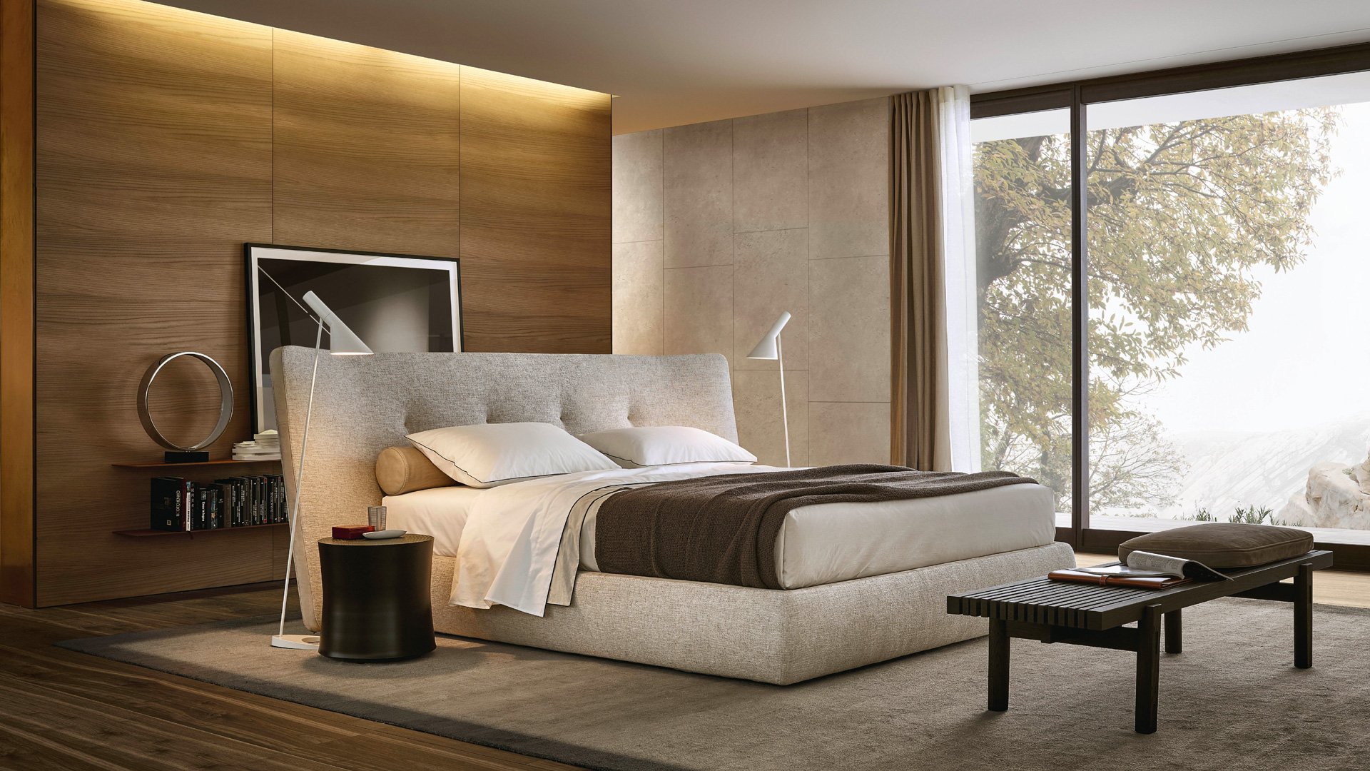 Poliform beds bedroom furniture italian cyprus Takis Angelides Furnihome beds with storage