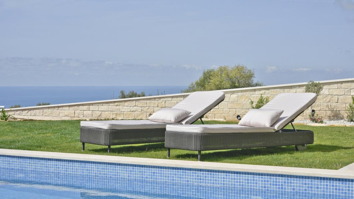 Modern Minimalist sleek simple warm inviting outdoor by Takis Angelides Furnihome Cyprus