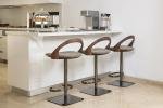 mid-century, modern, sleek, simple bar stools by Porada cyprus