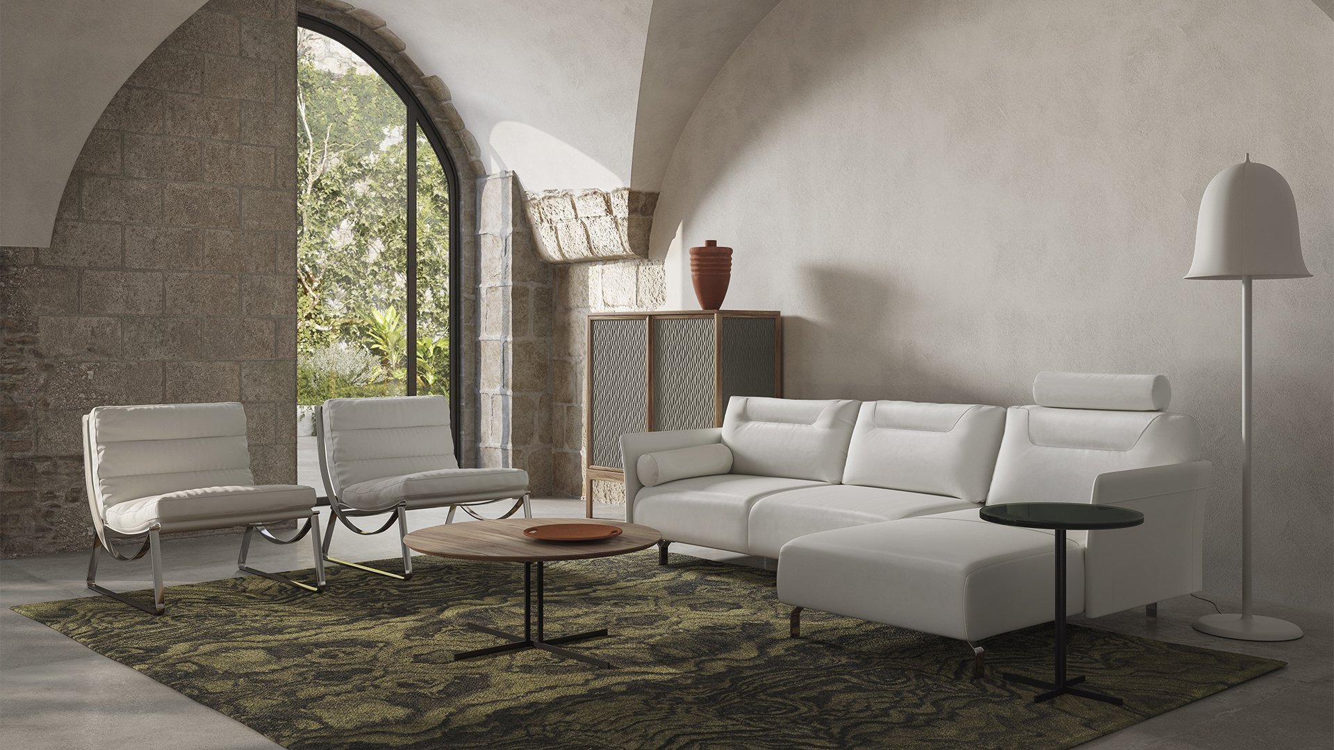Cammeo armchair Natuzzi Italia furniture living room Takis Angelides Furnihome