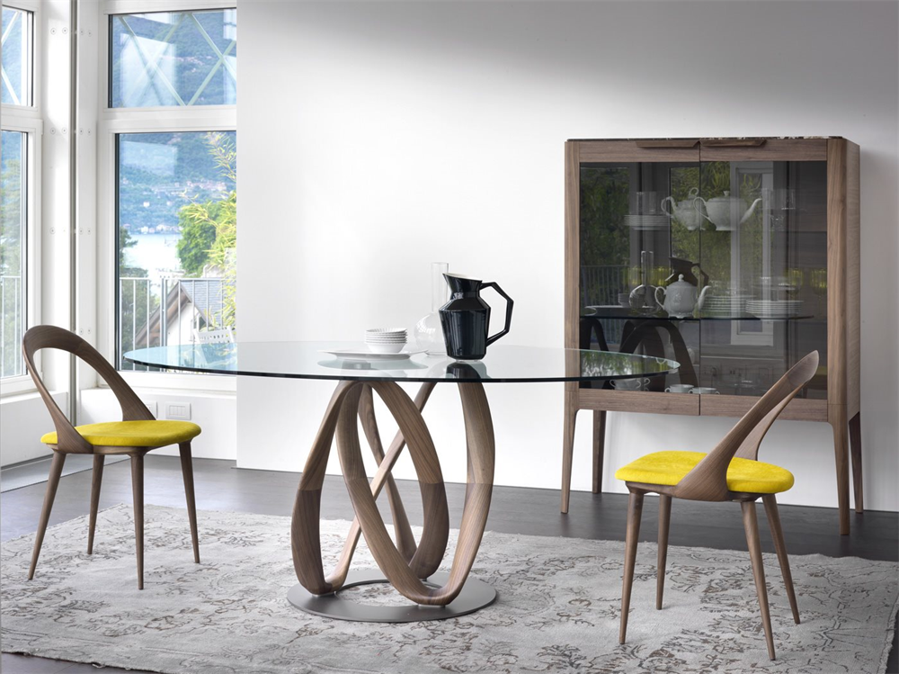 Infinity dining table Porada Italian furniture Cyprus Nicosia Takis Angelides Furnihome
