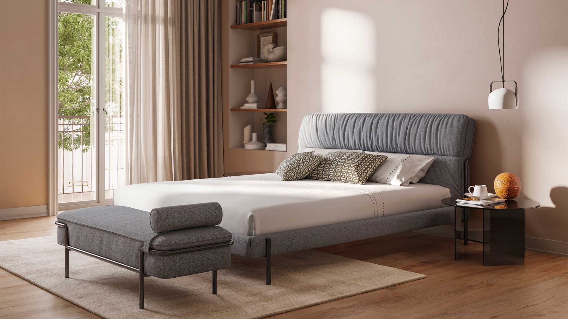 Natuzzi Editions beds bedroom furniture italian cyprus Takis Angelides Furnihome beds with storage