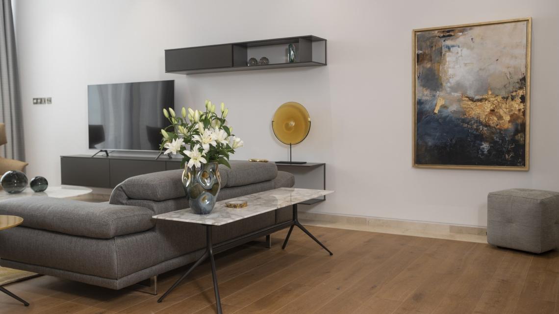 mid-century, modern, sleek, simple living room by Natuzzi Italia & Poliform cyprus