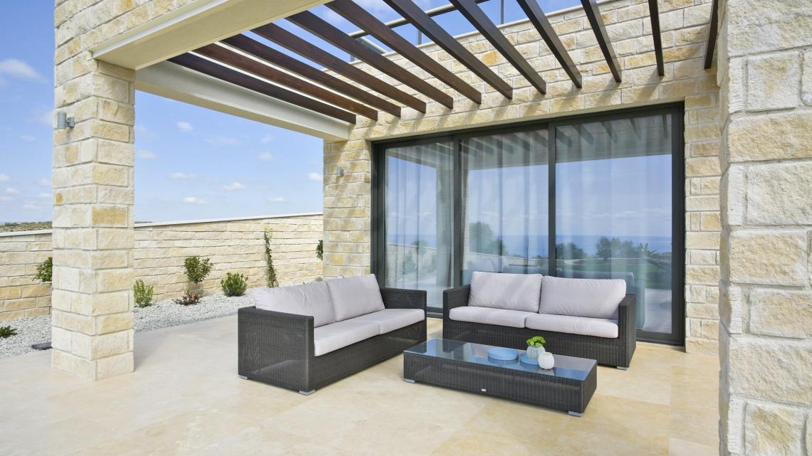 Modern Minimalist sleek simple warm inviting outdoor by Takis Angelides Furnihome Cyprus