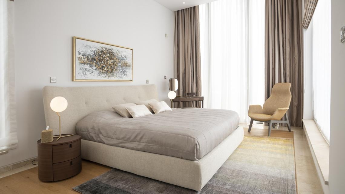 mid-century, modern, sleek, simple bedroom furniture