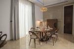 mid-century, modern, sleek, simple dining area by Porada cyprus