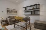 mid-century, modern, sleek, simple home office furniture
